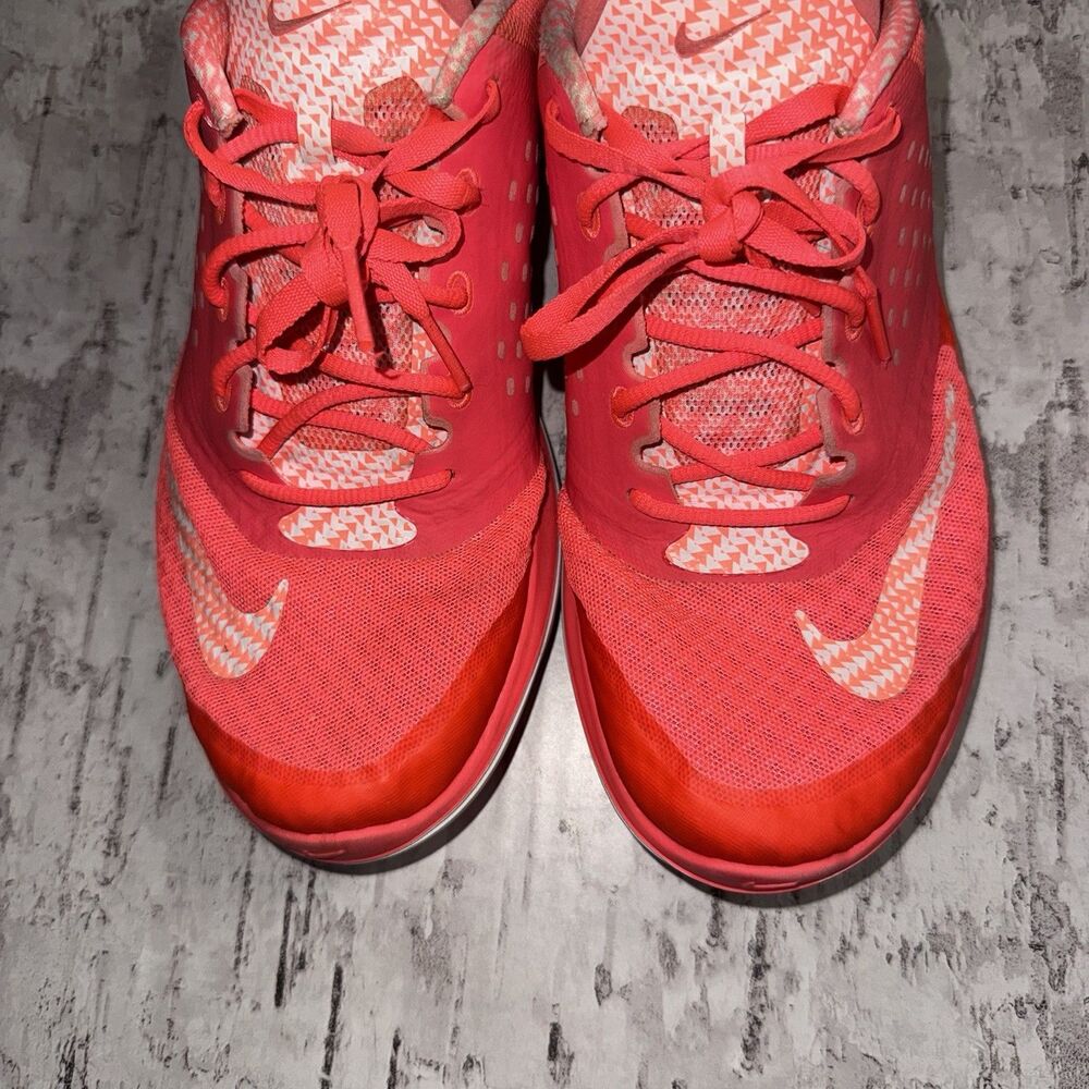 Nike Shoes Women’s 9.5 Red FS Lite Run 2 Premium Sneakers Lace up Low 704881-600 - Picture 3 of 8